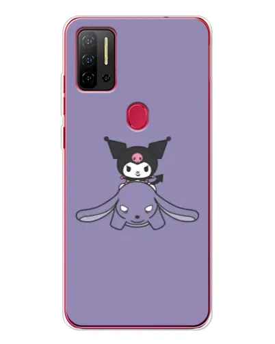Чехол для Ulefone Note 11P с картинкой «Kuromi на лиловом фоне» Чехол для Ulefone Note 11P с картинкой «Kuromi на лиловом фоне»