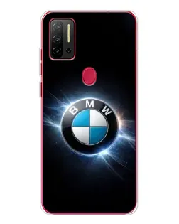 Чехол для Ulefone Note 11P с картинкой «BMW — неоновое сияние»