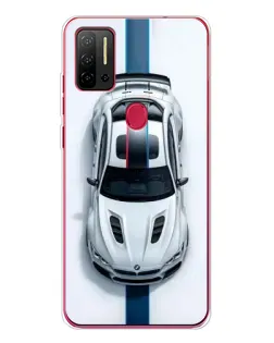 Чехол для Ulefone Note 11P с картинкой «Вид сверху — BMW M»