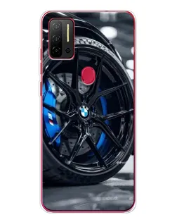 Чехол для Ulefone Note 11P с картинкой «Колесо BMW вблизи»
