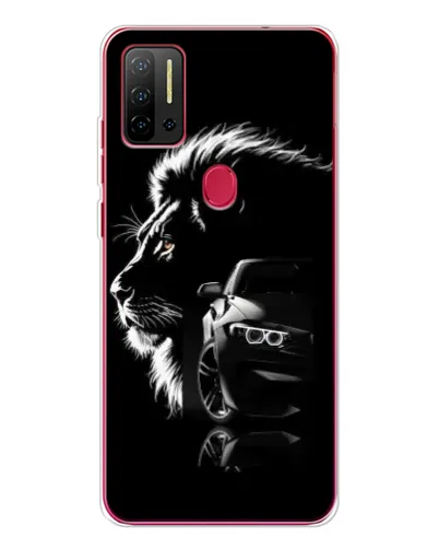 Чехол для Ulefone Note 11P с картинкой «BMW и лев» Чехол для Ulefone Note 11P с картинкой «BMW и лев»