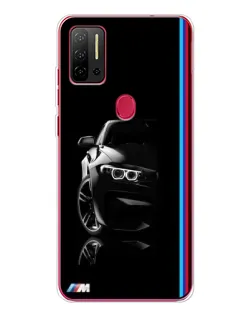 Чехол для Ulefone Note 11P с картинкой «Силуэт BMW в темноте»