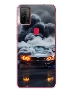 Чехол для Ulefone Note 11P с картинкой «BMW в дыму»