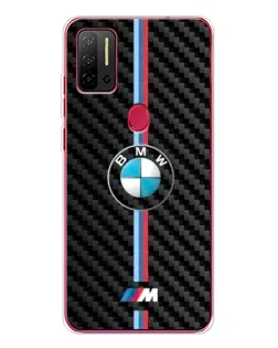 Чехол для Ulefone Note 11P с картинкой «Эмблема BMW и карбон»