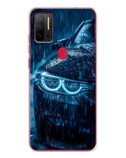 Чехол для Ulefone Note 11P с картинкой «BMW под дождем»