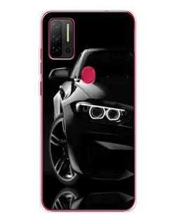 Чехол для Ulefone Note 11P с картинкой «Черная BMW — профиль»