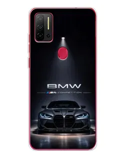 Чехол для Ulefone Note 11P с картинкой «BMW сквозь ночной город»