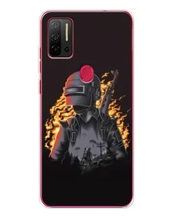 Чохол для Ulefone Note 11P з картинкою «PUBG — вогняний силует»