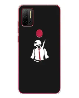Чохол для Ulefone Note 11P з картинкою «PUBG — силует воїна»