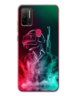 Чохол для Ulefone Note 11P з картинкою «PUBG — вогняний воїн»