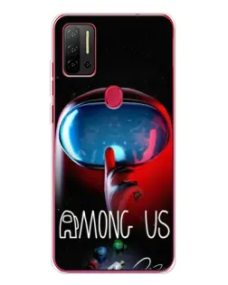 Чохол для Ulefone Note 11P з картинкою «Червоний імпостер — макро»