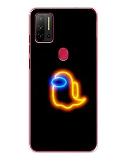 Чохол для Ulefone Note 11P з картинкою «Among Us неонове сяйво»