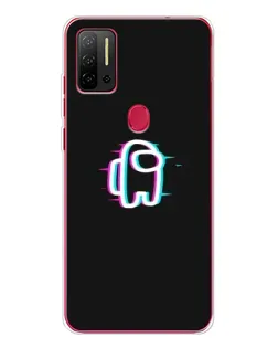 Чохол для Ulefone Note 11P з картинкою «Among Us неон»
