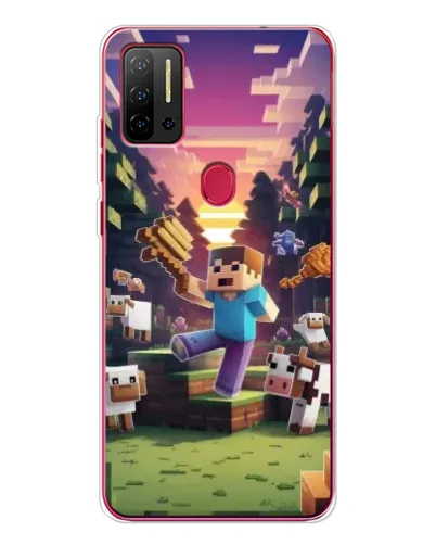 Чохол для Ulefone Note 11P з картинкою «Стів на фермі» Чохол для Ulefone Note 11P з картинкою «Стів на фермі»
