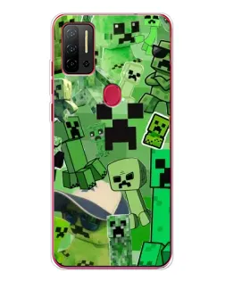 Чохол для Ulefone Note 11P з картинкою «Кріпери Minecraft»