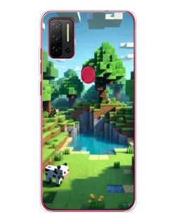 Чохол для Ulefone Note 11P з картинкою «Minecraft літній день»