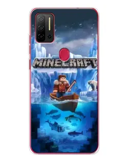 Чохол для Ulefone Note 11P з картинкою «Minecraft льодянийсвіт»