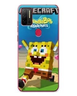 Чехол для Ulefone Note 11P с картинкой «Губка Боб Minecraft» Чехол для Ulefone Note 11P с картинкой «Губка Боб Minecraft»