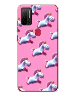 Чехол для Ulefone Note 11P с картинкой «Единороги на розовом» Чехол для Ulefone Note 11P с картинкой «Единороги на розовом»