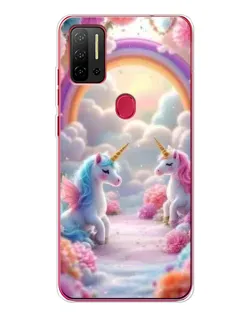 Чехол для Ulefone Note 11P с картинкой «Радуга и единороги» Чехол для Ulefone Note 11P с картинкой «Радуга и единороги»