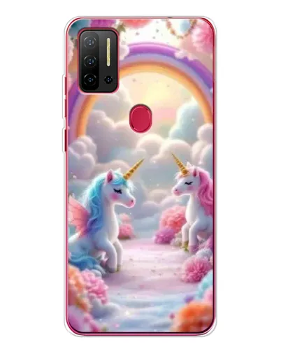 Чохол для Ulefone Note 11P з картинкою «Веселка і єдинороги» Чохол для Ulefone Note 11P з картинкою «Веселка і єдинороги»