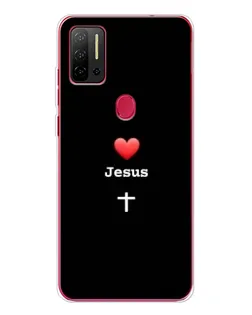 Чехол для Ulefone Note 11P с картинкой «Сердце - Jesus»