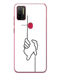 Чехол для Ulefone Note 11P с картинкой «Рука держит»