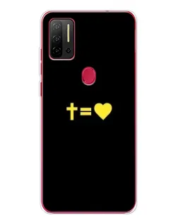 Чехол для Ulefone Note 11P с картинкой «Сердце и Крест»