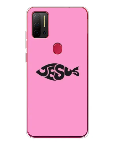 Чехол для Ulefone Note 11P с картинкой «Розовый символ Jesus» Чехол для Ulefone Note 11P с картинкой «Розовый символ Jesus»