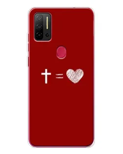 Чехол для Ulefone Note 11P с картинкой «Уравнение любви»