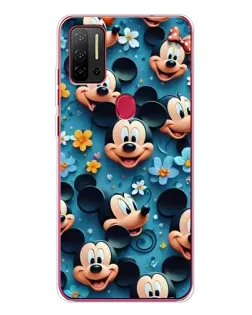 Чохол для Ulefone Note 11P з картинкою «Паттерн Міккі та Мінні»