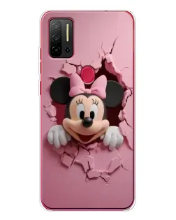 Чохол для Ulefone Note 11P з картинкою «Мінні крізь стіну»