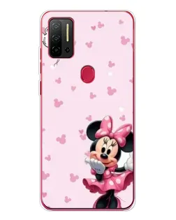 Чохол для Ulefone Note 11P з картинкою «Мінні Маус та сердечка»
