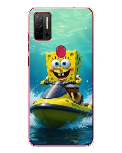 Чохол для Ulefone Note 11P з картинкою «Спанч Боб на гідроциклі» Чохол для Ulefone Note 11P з картинкою «Спанч Боб на гідроциклі»
