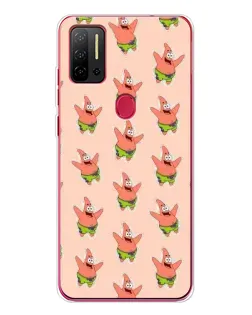 Чохол для Ulefone Note 11P з картинкою «Патрік Стар паттерн»