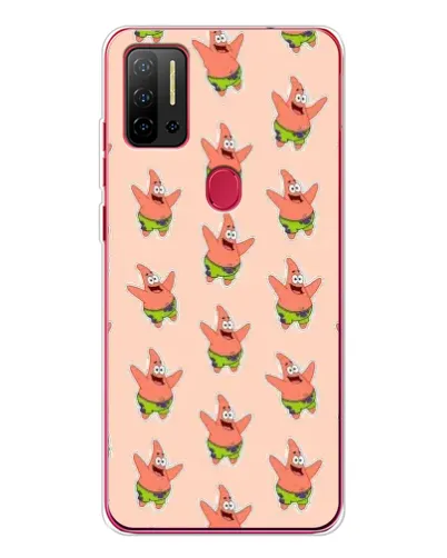 Чохол для Ulefone Note 11P з картинкою «Патрік Стар паттерн» Чохол для Ulefone Note 11P з картинкою «Патрік Стар паттерн»