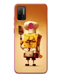 Чохол для Ulefone Note 11P з картинкою «Губка Боб кухар»