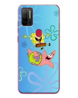 Чохол для Ulefone Note 11P з картинкою «Спанч Боб та Патрік»