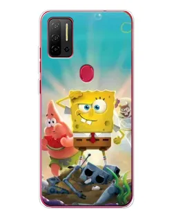 Чохол для Ulefone Note 11P з картинкою «Спанч Боб переможець»