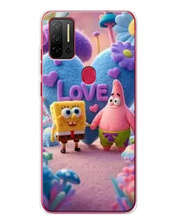 Чехол для Ulefone Note 11P с картинкой «Губка Боб Патрик»