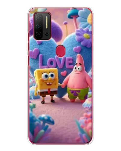 Чехол для Ulefone Note 11P с картинкой «Губка Боб Патрик»