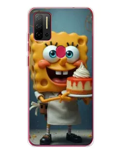 Чохол для Ulefone Note 11P з картинкою «Кухар Спанч Боб»