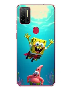 Чохол для Ulefone Note 11P з картинкою «Спанч Боб під водою»
