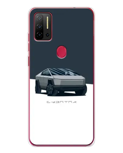 Чехол для Ulefone Note 11P с картинкой «Серебристый Cybertruck Tesla» Чехол для Ulefone Note 11P с картинкой «Серебристый Cybertruck Tesla»