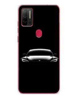 Чехол для Ulefone Note 11P с картинкой «Фары Tesla Night»