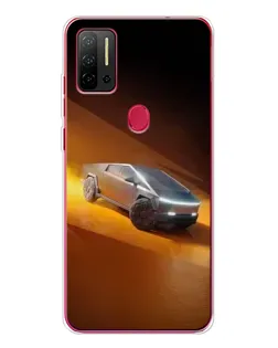 Чехол для Ulefone Note 11P с картинкой «Cybertruck в пустыне»