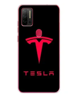 Чехол для Ulefone Note 11P с картинкой «Tesla Red Logo»