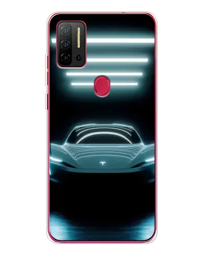 Чехол для Ulefone Note 11P с картинкой «Tesla в неоне» Чехол для Ulefone Note 11P с картинкой «Tesla в неоне»