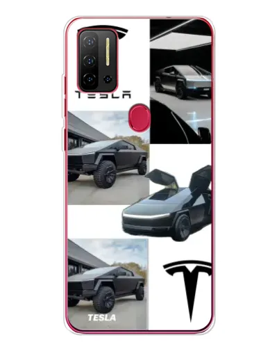 Чехол для Ulefone Note 11P с картинкой «Коллаж Cybertruck Tesla» Чехол для Ulefone Note 11P с картинкой «Коллаж Cybertruck Tesla»