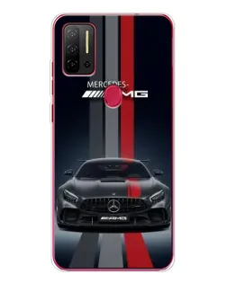 Чехол для Ulefone Note 11P с картинкой «Mercedes — белый карбон»